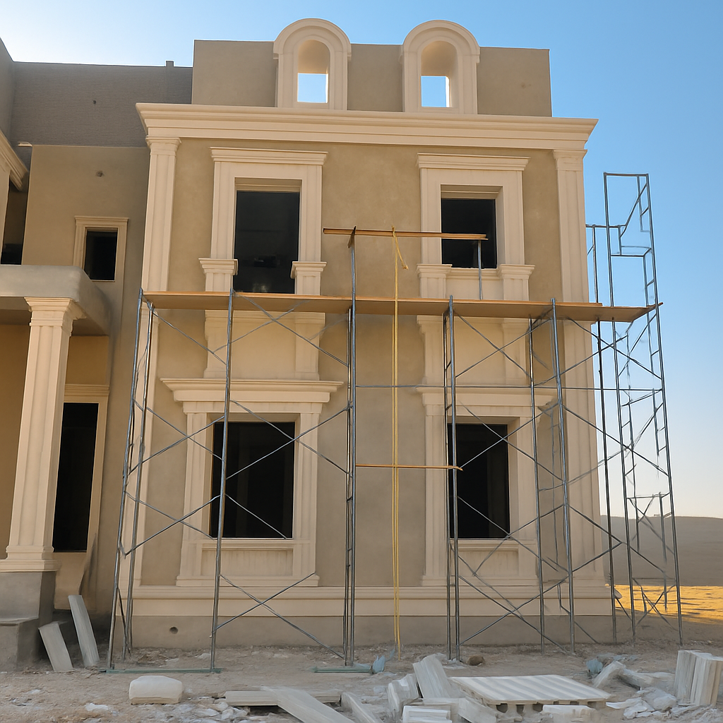 تصميم واجهات حجر